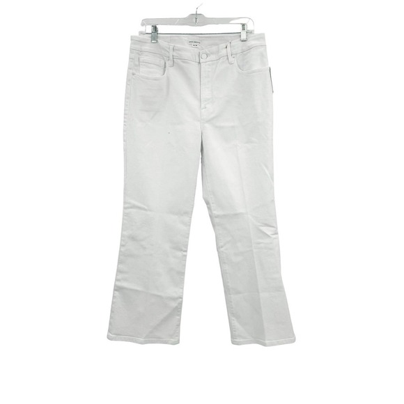 Good American Women's White Good Legs Crop Mini Boot Jean Size 14/32 NWT - Picture 7 of 12